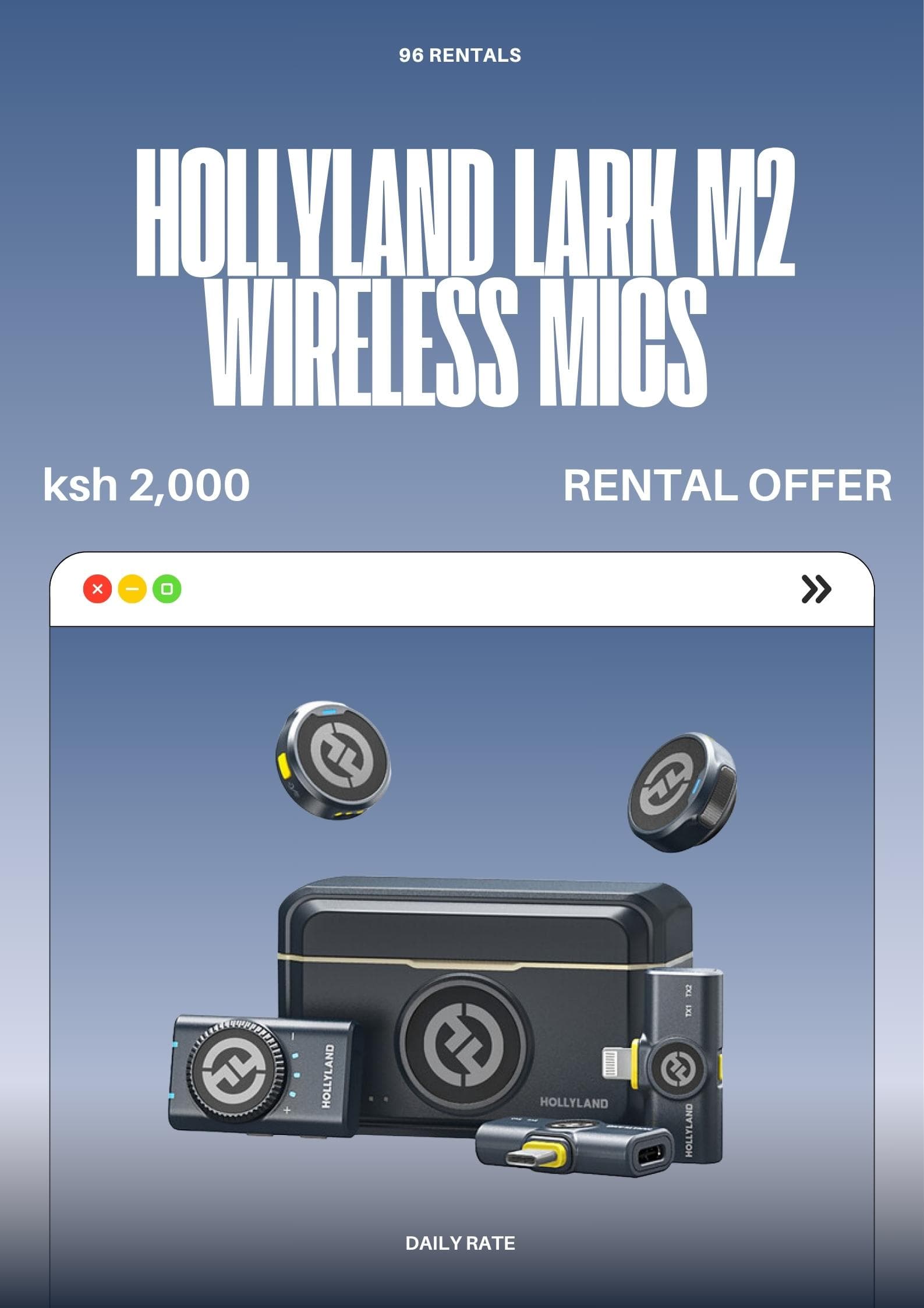 Hollyland Lark M2 Wireless Mics